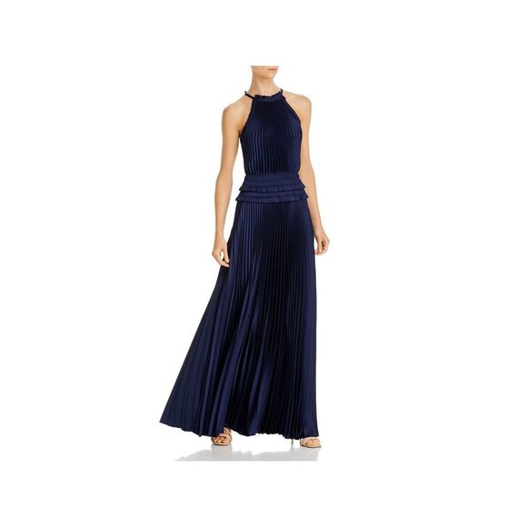 strapless open back dress Rosalie Plus Size Blazer Pleats Formal Dress Hello Curve